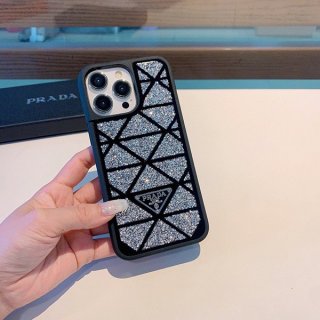 プラダ◆クリスタル スマホケース コピー iPhone14Pro/14ProMax pum71653 プラダ◆クリスタル スマホケース コピー iPhone14Pro/14ProMax pum71653
