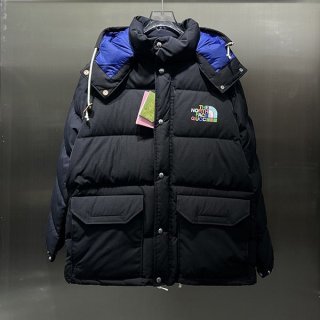 グッチ x ノースフェイス 本物★コラボ ダウンジャケット【人気商品】 Noq95559