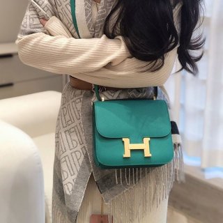 エルメス コンスタンス 本物 ミニ18 ミラー付き ゴールド金具 ery50813