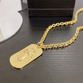 クロムハーツ K22ドッグタグ 本物 タイニーカットアウトクロス Kux86048