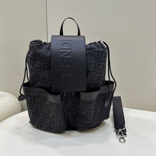 注目★フェンディ 本物ドローストリング FFファブリック スモール バックパック feb88633