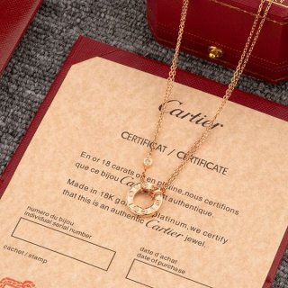 カルティエ LOVEネックレス 本物 入手困難品！ kad59681