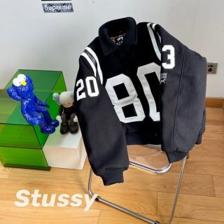 注目★【ステューシー 本物 】ジャケット 80 WOOL VARSITY JACKET sux31141 注目★【ステューシー 本物 】ジャケット 80 WOOL VARSITY JACKET sux31141