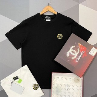 新デザイン シャネル コットン Tシャツ 本物 she16134