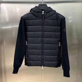 【新作23AW】モンクレール ニット袖口 ダウン 本物 フード付 moe14277