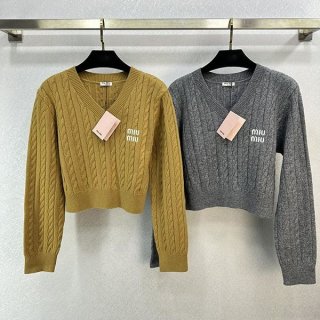新作入手困難 ミュウミュウ ニットセーター 本物