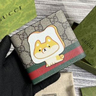 グッチ Pikarar 二つ折り財布 本物 gul28936