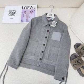 ギフトに最適ロエベ ウールカシミヤワークウェアジャケット 本物 lof52579