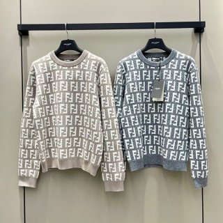 高品質フェンディ FFロゴ クルーネック セーター 本物 fel84964 高品質フェンディ FFロゴ クルーネック セーター 本物 fel84964
