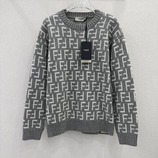 定番人気 フェンディ FFロゴ クルーネック セーター 本物 fea15693 定番人気 フェンディ FFロゴ クルーネック セーター 本物 fea15693