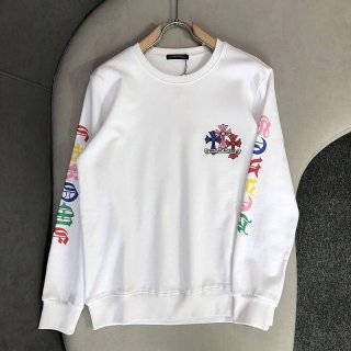 人気新作 クロムハーツ ロングTシャツ 本物 グリーンセメタリークロス Kuj95489