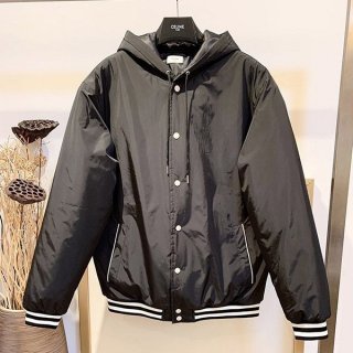 可愛い セリーヌ HOMME フード付きボンバージャケット 本物 Ceo36311