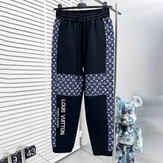 ルイヴィトン 本物 トリコロールモノグラムジョギングパンツ vus86045