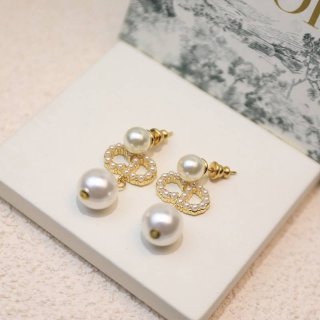 ☆超人気☆ディオール 本物 ピアス イエローゴールド＆ダイヤモンド des83717