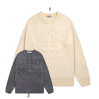超希少！ロエベ 本物 ウールアナグラムセーター 2色 loq82978