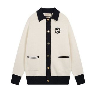 グッチ ルレックス＆コットンニット本物 カーディガン gud36796
