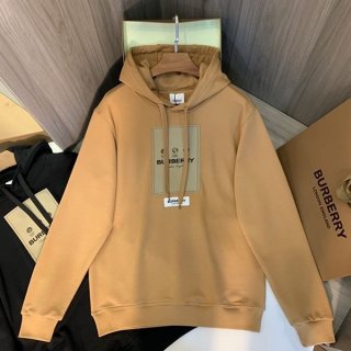 バーバリー ロゴプリント 本物 コットン フーディー Baz92740