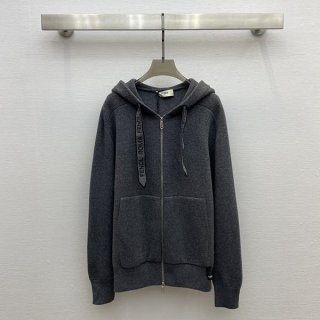 フェンディ カシミア&ウール 本物ジップアップ フード付き セーター fet36754 フェンディ カシミア&ウール 本物ジップアップ フード付き セーター fet36754
