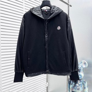 モンクレール 本物 ジップアップジャケット フード付き moq57149