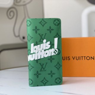 セール新作ルイヴィトン 財布 本物 ポルトフォイユ ブラザ モノグラム ロゴ vub31037