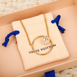 ルイヴィトン 本物 ネックレスLV エクリプス パール M01239