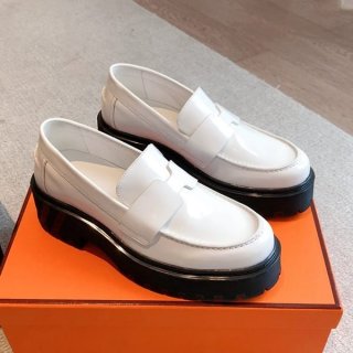 《大人気》エルメス 本物 ヒッチモカシン ローファー erd10233