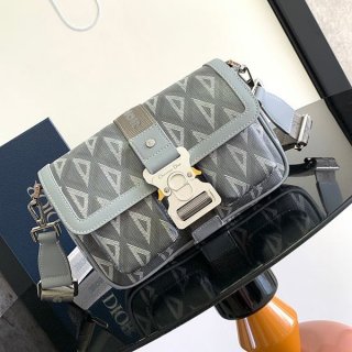 人気！【ディオール】CD ダイヤモンド キャンバス バッグ本物 1ESME165CDP