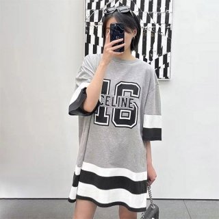 ☆超人気☆セリーヌ 16 オーバーサイズTシャツ 本物 コットンジャージー 2X41F671Q