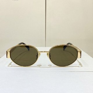 セリーヌ トリオンフ 01 オーバル サングラス 本物 Ceo34326