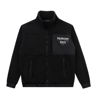 バレンシアガ グッチ 本物 フリース ジップアップジャケット bav10194