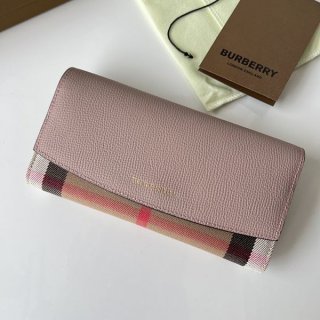 バーバリーElmoreWalletハウスチェック長財布 本物 Bap98124