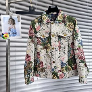 入手困難ルイヴィトン デストロイド ワークウェア デニムジャケット 本物 vuf19858