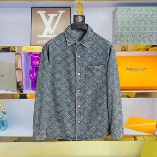 ルイヴィトン ストーンウォッシュジャケット 本物 デニム vuc13174