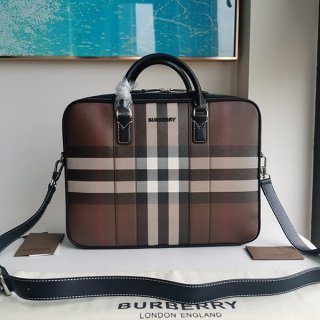 【大特価】バーバリー 本物 エインズワース ブリーフケース バッグ Baw83278