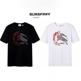 【大特価】バーバリー 本物 エンブロイダリーEKD Tシャツ 2色 Bat63545