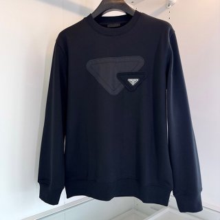プラダ ロゴ スウェットシャツ 本物 pux81820