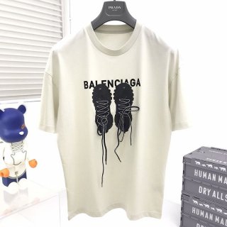 人気No1【バレンシアガ】ロゴ入りコットンTシャツ 本物 bar05197 人気No1【バレンシアガ】ロゴ入りコットンTシャツ 本物 bar05197