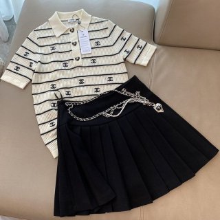 *完売必至*シャネル ランウェイ スカート 本物 下セット sht52676