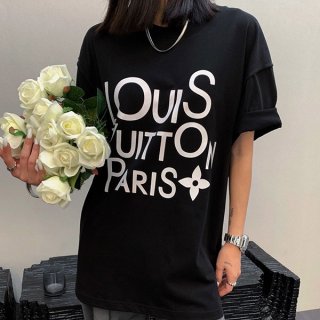 大人気!ルイヴィトン グラフィック クルーネック Tシャツ 本物 vud46320