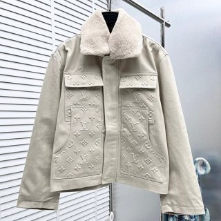 ルイヴィトン デニム ワークウエア ジャケット 本物 vuw86699