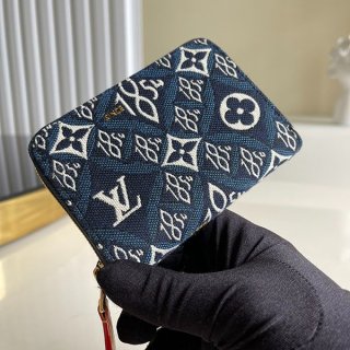 【限定カラー】ルイヴィトン ミニ財布 本物 SINCE 1854 ジッピーコイン パース 小銭入れ vug35688