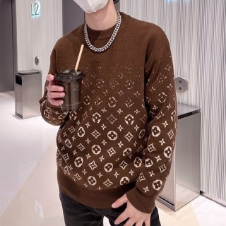 確保済みルイヴィトン 本物 グラデーション セーター ニット vuq46552