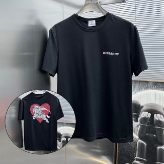 ☆超人気☆バーバリー 本物 エンブロイダリーEKD Tシャツ Bas60527