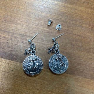 クロムハーツ CHプラス 本物 ドロップ ピアス Kuy15223