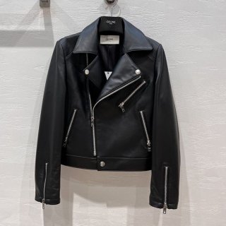 超話題!セリーヌ レザーバイカージャケット 本物 Cel97646