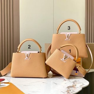 ブティックルイヴィトン カプシーヌ 本物 2way ショルダーバッグ 3サイズ vuc44202