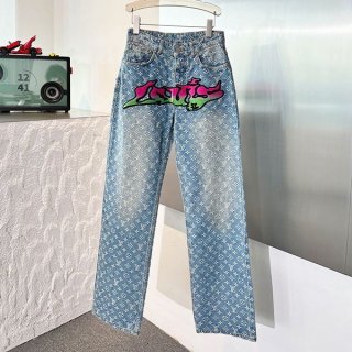 新作入手困難 ルイヴィトン モノグラム デニムパンツ 本物 vun91393
