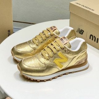 送料込 ニューバランス ミュウミュウ コラボ スニーカー 本物 mym57824