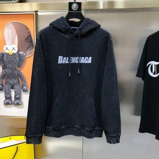 大人気！バレンシアガ ロゴオーバー パーカー 本物 スウェットシャツ baf49937