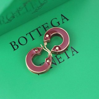 超話題!ボッテガ ヴェネタ レッド フープイヤリング 本物 bou48493